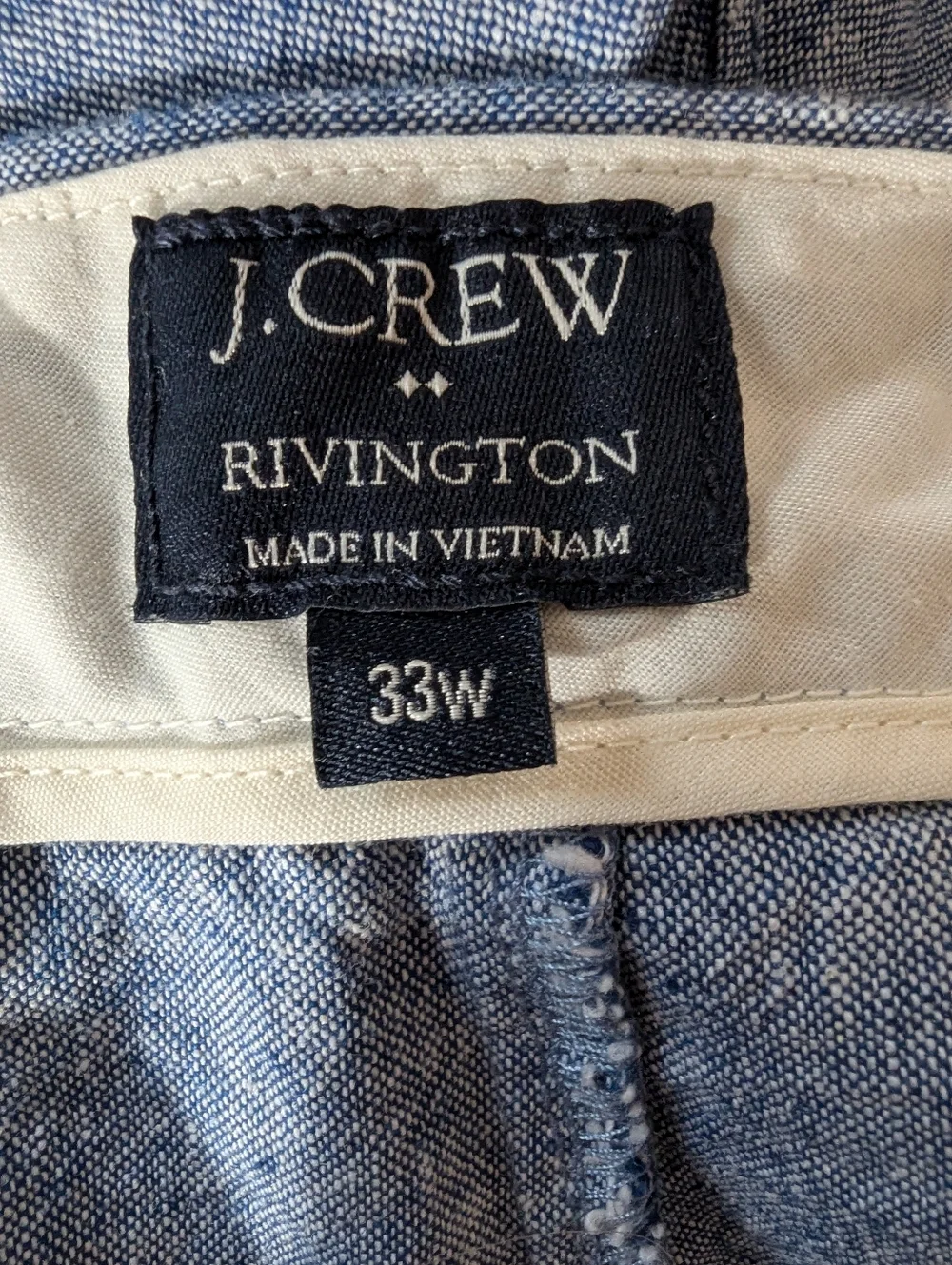JCrew Mens Linen Cotton Shorts Coastal Beach Vacation Preppy Euro Summer Resort